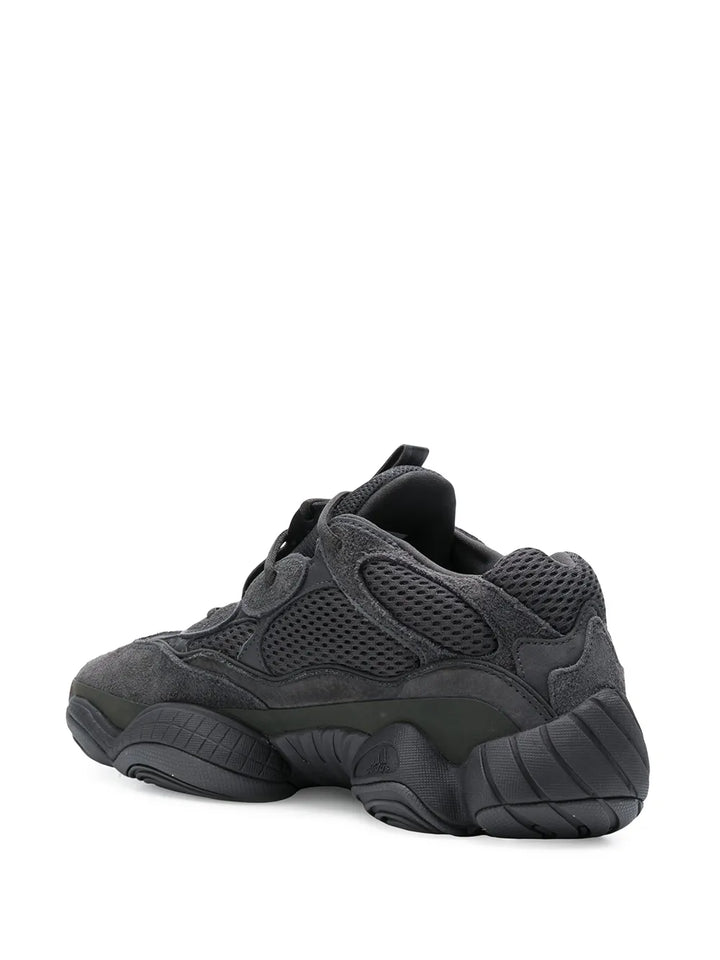 adidas Yeezy 500 Utility Black Sneakers — Black — Size US M 8 - US W 9.5 — Back View