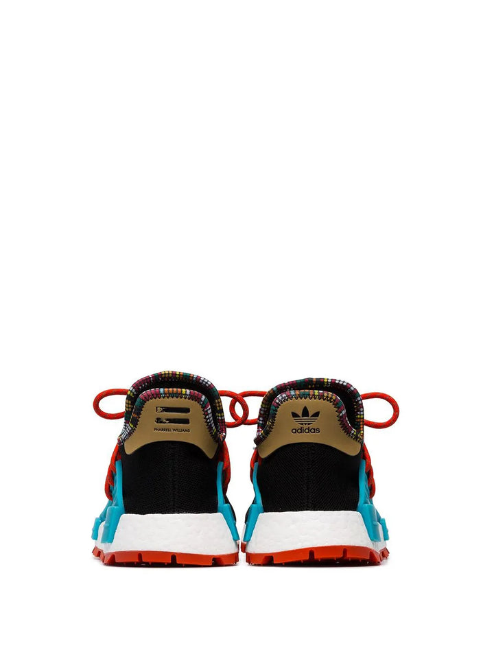 adidas X Pharrell Williams Solar Hu Nmd Inspiration Pack - Black Sneakers — Black/Multicolour — Size US M 10 - US W 11.5 — Top View