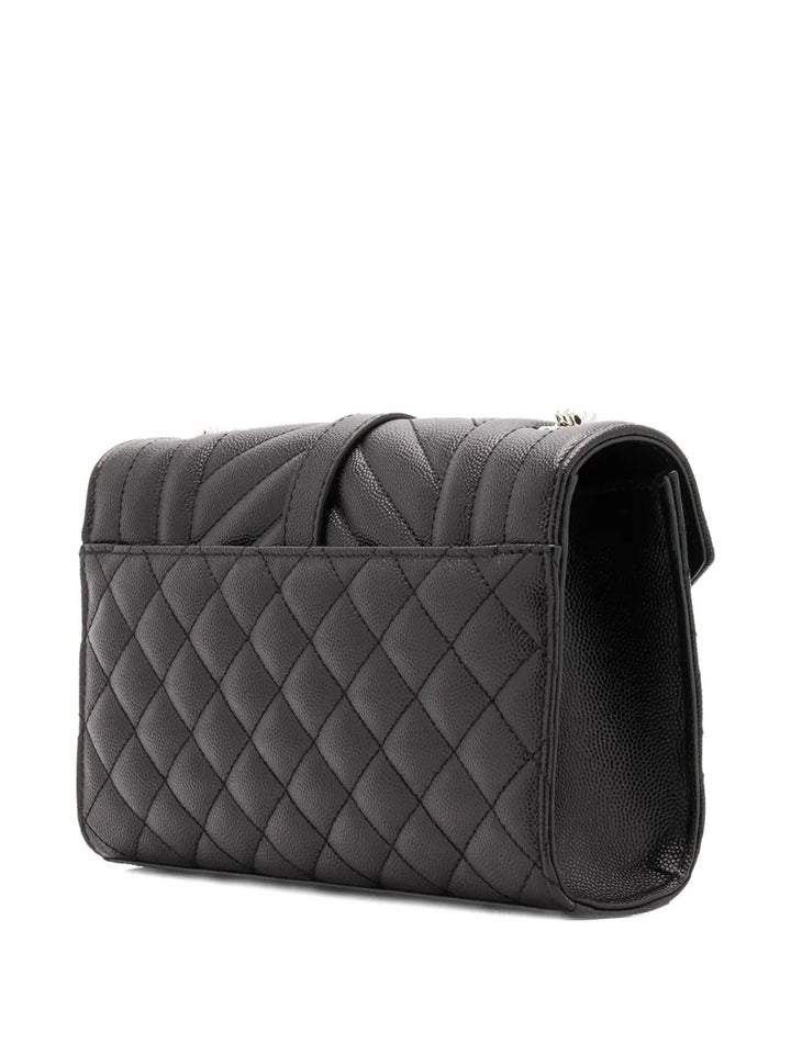 Saint Laurent Envelope Matelasse Shoulder Bag — Same as shown — Size One Size — Back View