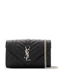 Saint Laurent Envelope Matelasse Shoulder Bag — Same as shown — Size One Size — Front View