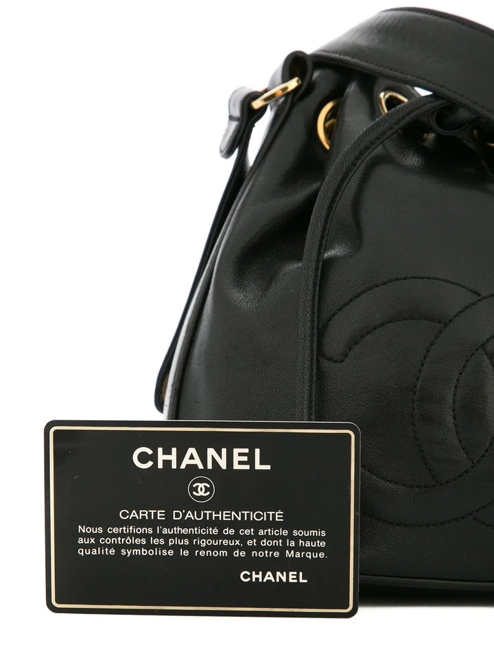 Chanel Pre Owned 1994 1996 Drawstring Chain Mini Shoulder Bag — Same as shown — Size One Size — Lifestyle View