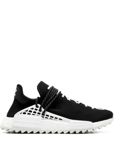 adidas X Pharrell Williams Cc Hu Nmd Chanel Sneakers — Black/White — Size US M 7 - US W 8.5 — Front View