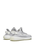adidas Yeezy Boost 350 V2 Reflective Static Sneakers — White/Grey — Size US M 5.5 - US W 7 — Back View