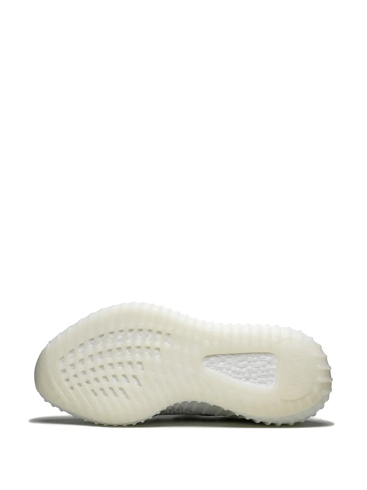 adidas Yeezy Boost 350 V2 Reflective Static Sneakers — White/Grey — Size US M 5.5 - US W 7 — Top View