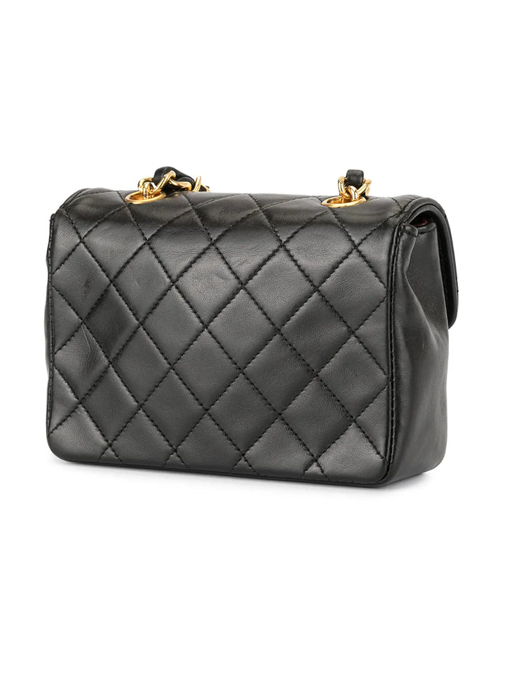 Chanel Pre Owned Cc Logo Chain Shoulder Bag — Same as shown — Size One Size — Back View