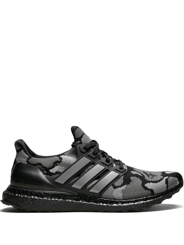 adidas X Bape Ultraboost 1St Camo Black Sneakers — Same as shown — Size US M 8 - US W 9.5 — Front View