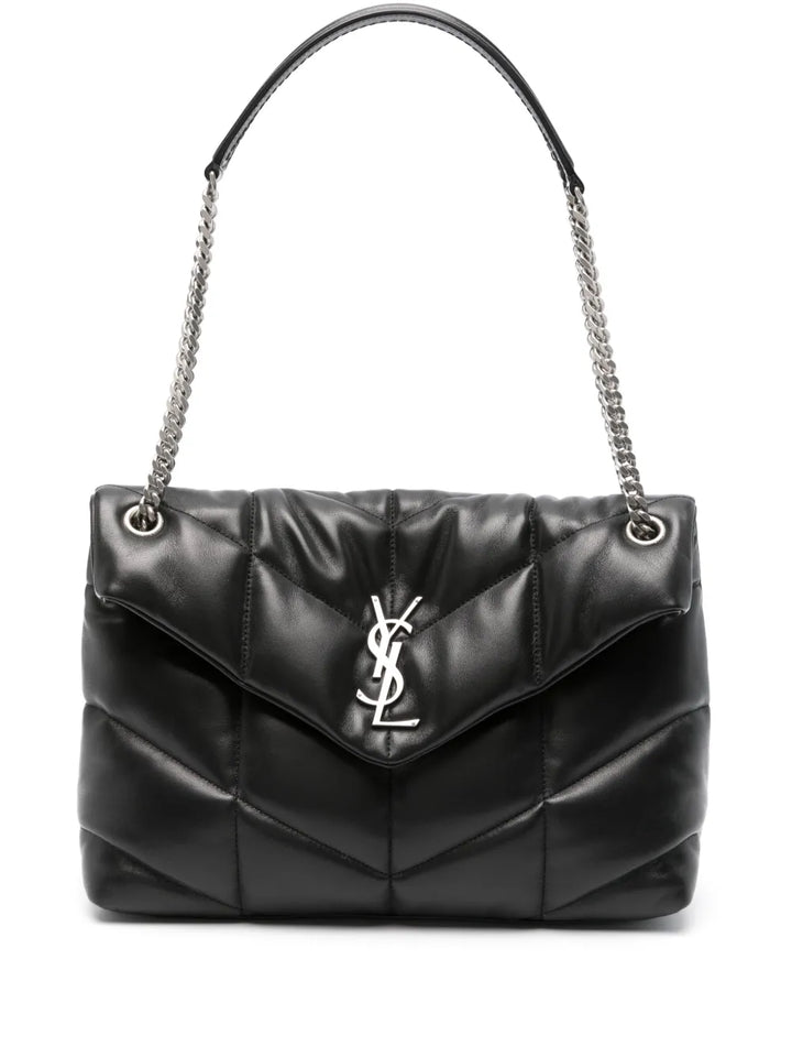Saint Laurent Medium Loulou Leather Shoulder Bag — Same as shown — Size One Size — Front View