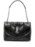 Saint Laurent Medium Loulou Leather Shoulder Bag — Same as shown — Size One Size — Front View