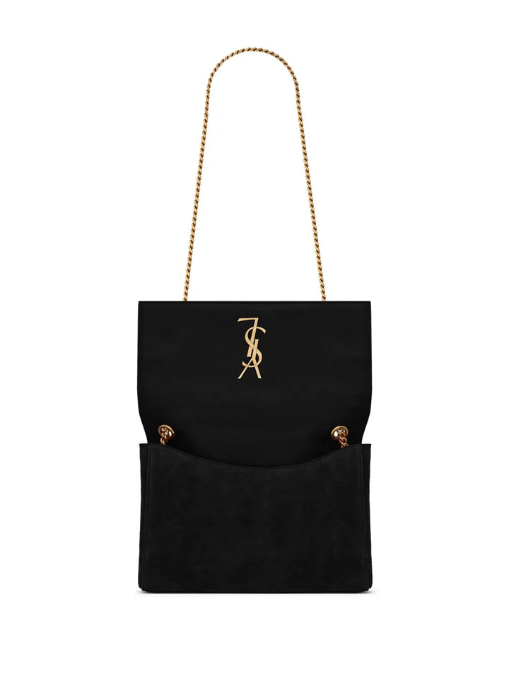 Saint Laurent Medium Kate Logo Plaque Shoulder Bag — Same as shown — Size One Size — Detail View