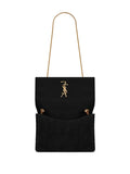Saint Laurent Medium Kate Logo Plaque Shoulder Bag — Same as shown — Size One Size — Detail View