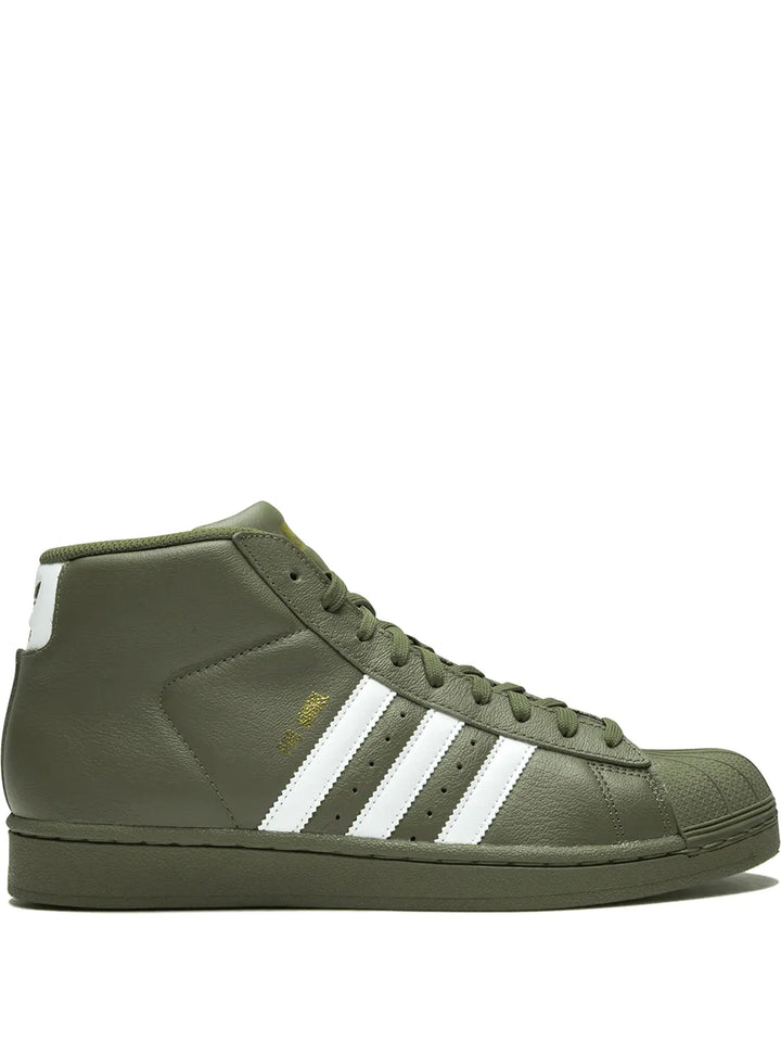 adidas Pro Model Hi-Top Sneakers — Same as shown — Size US M 6.5 - US W 8 — Front View