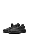 adidas Yeezy Boost 350 V2 Reflective Black - Static Sneakers — Black — Size US M 5.5 - US W 7 — Side View