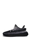 adidas Yeezy Boost 350 V2 Reflective Black - Static Sneakers — Black — Size US M 5.5 - US W 7 — Detail View