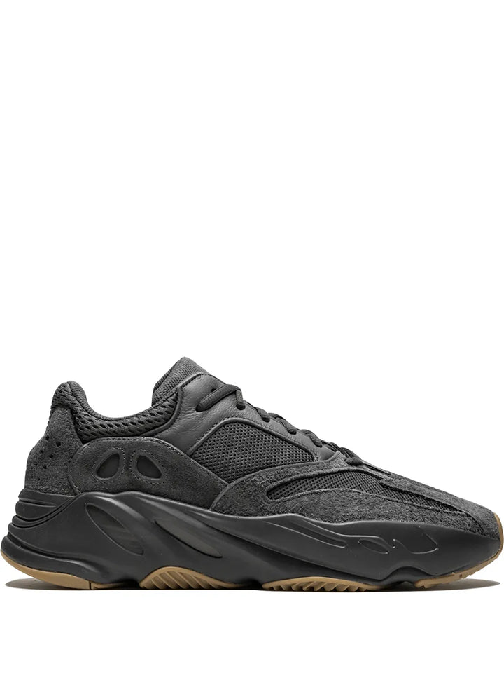 adidas Yeezy Boost 700 Utility Black Sneakers — Utility Black — Size US M 8.5 - US W 10 — Front View