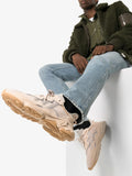 adidas Ozweego St. Pale Sneakers — Beige — Size US M 4.5 - US W 6 — Side View