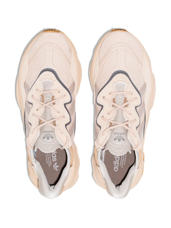 adidas Ozweego St. Pale Sneakers — Beige — Size US M 4.5 - US W 6 — Top View