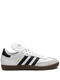 adidas Samba Classic White/Black Sneakers — White/Black — Size US M 8.5 - US W 10 — Front View