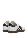 adidas Samba Classic White/Black Sneakers — White/Black — Size US M 8.5 - US W 10 — Back View