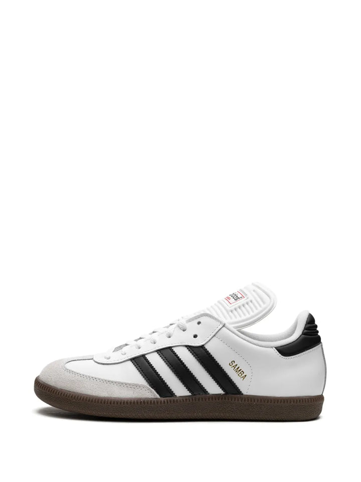adidas Samba Classic White/Black Sneakers — White/Black — Size US M 8.5 - US W 10 — Top View