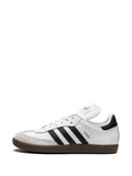 adidas Samba Classic White/Black Sneakers — White/Black — Size US M 8.5 - US W 10 — Top View