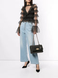 Mulberry Lily Leather Shoulder Bag — Same as shown — Size One Size — Side View