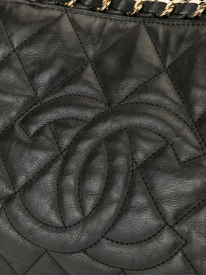 Chanel Pre Owned Small Quilted Chain Shoulder Bag — Same as shown — Size One Size — Top View