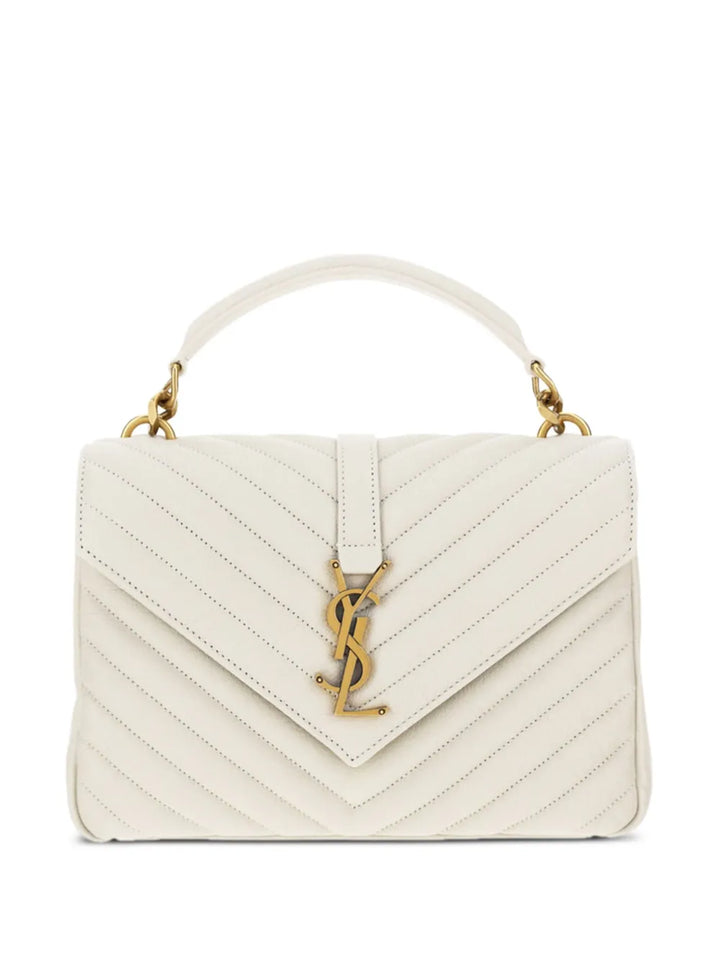Saint Laurent Medium College Leather Cross Body Bag — Same as shown — Size One Size — Front View