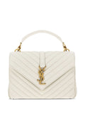 Saint Laurent Medium College Leather Cross Body Bag — Same as shown — Size One Size — Front View