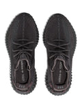 adidas Yeezy Boost 350 V2 Black - Static Sneakers — Black — Size US M 9 - US W 10.5 — Top View