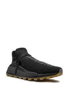 adidas X Pharrell Williams Hu Nmd Prd Core Black Sneakers — Core Black — Size US M 7 - US W 8.5 — Top View