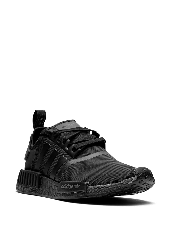 adidas Nmd R1 Triple Black Sneakers — Black — Size US M 4.5 - US W 6 — Side View