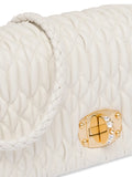 Miu Miu Miu Crystal Matelasse Shoulder Bag — Same as shown — Size One Size — Top View