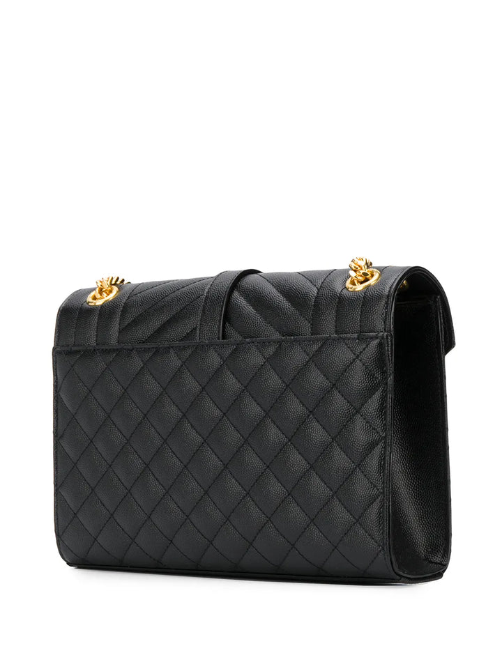 Saint Laurent Cassandra Quilted Shoulder Bag — Same as shown — Size One Size — Back View