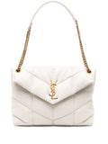 Saint Laurent Medium Loulou Puffer Shoulder Bag — Same as shown — Size One Size — Front View