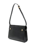 Saint Laurent Manhattan Crocodile Embossed Shoulder Bag — Same as shown — Size One Size — Back View