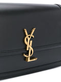 Saint Laurent Monogram Leather Shoulder Bag — Same as shown — Size One Size — Top View
