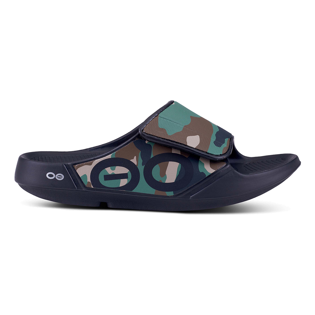 Oofos OOahh Sport Flex — Matte Black — Size D — Width 4 M / 6 W — Alternate View 32
