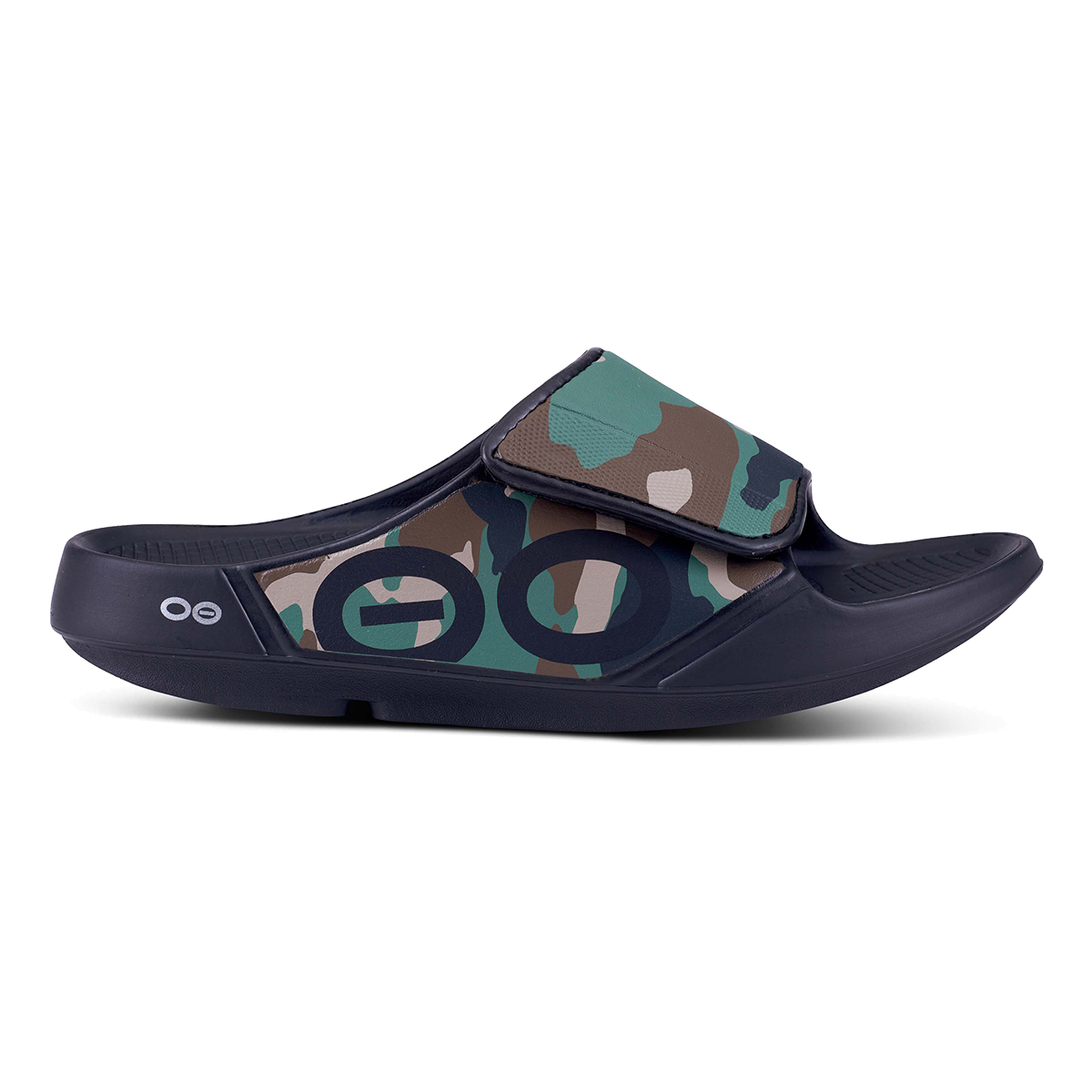 Oofos OOahh Sport Flex — Matte Black — Size D — Width 4 M / 6 W — Alternate View 32