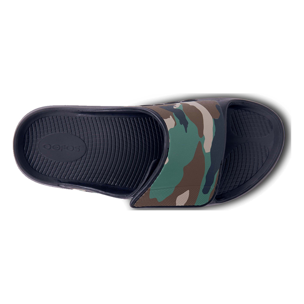Oofos OOahh Sport Flex — Matte Black — Size D — Width 4 M / 6 W — Alternate View 34