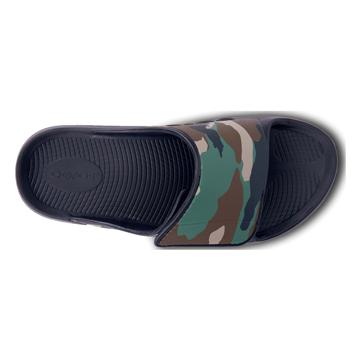 Oofos OOahh Sport Flex — Matte Black — Size D — Width 4 M / 6 W — Alternate View 34
