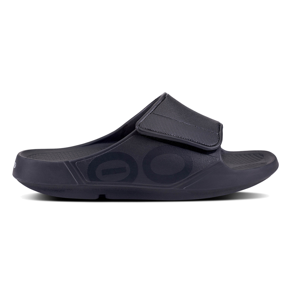 Oofos OOahh Sport Flex — Matte Black — Size D — Width 4 M / 6 W — Alternate View 40