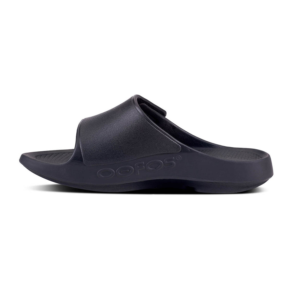 Oofos OOahh Sport Flex — Matte Black — Size D — Width 4 M / 6 W — Alternate View 7