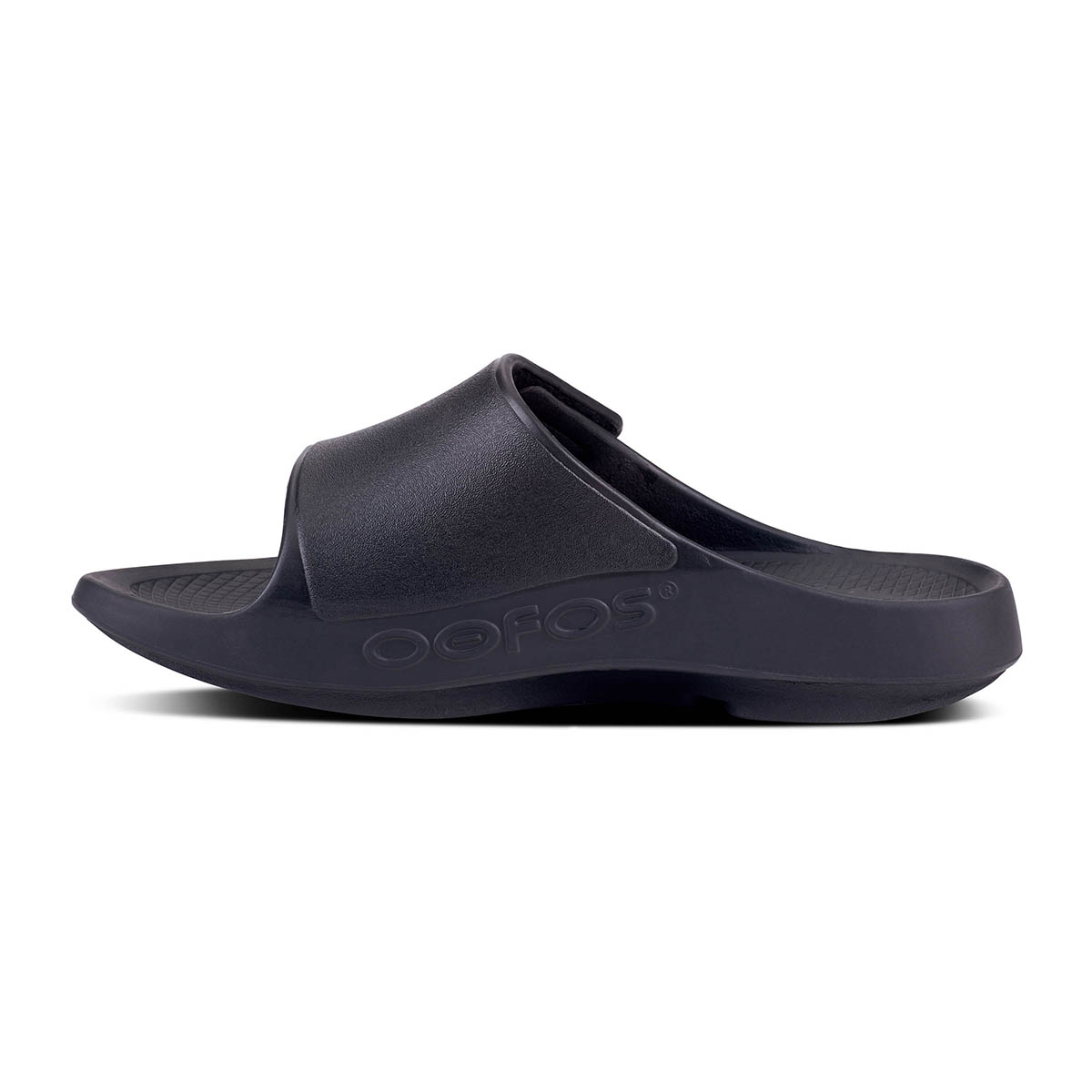 Oofos OOahh Sport Flex — Matte Black — Size D — Width 4 M / 6 W — Alternate View 7