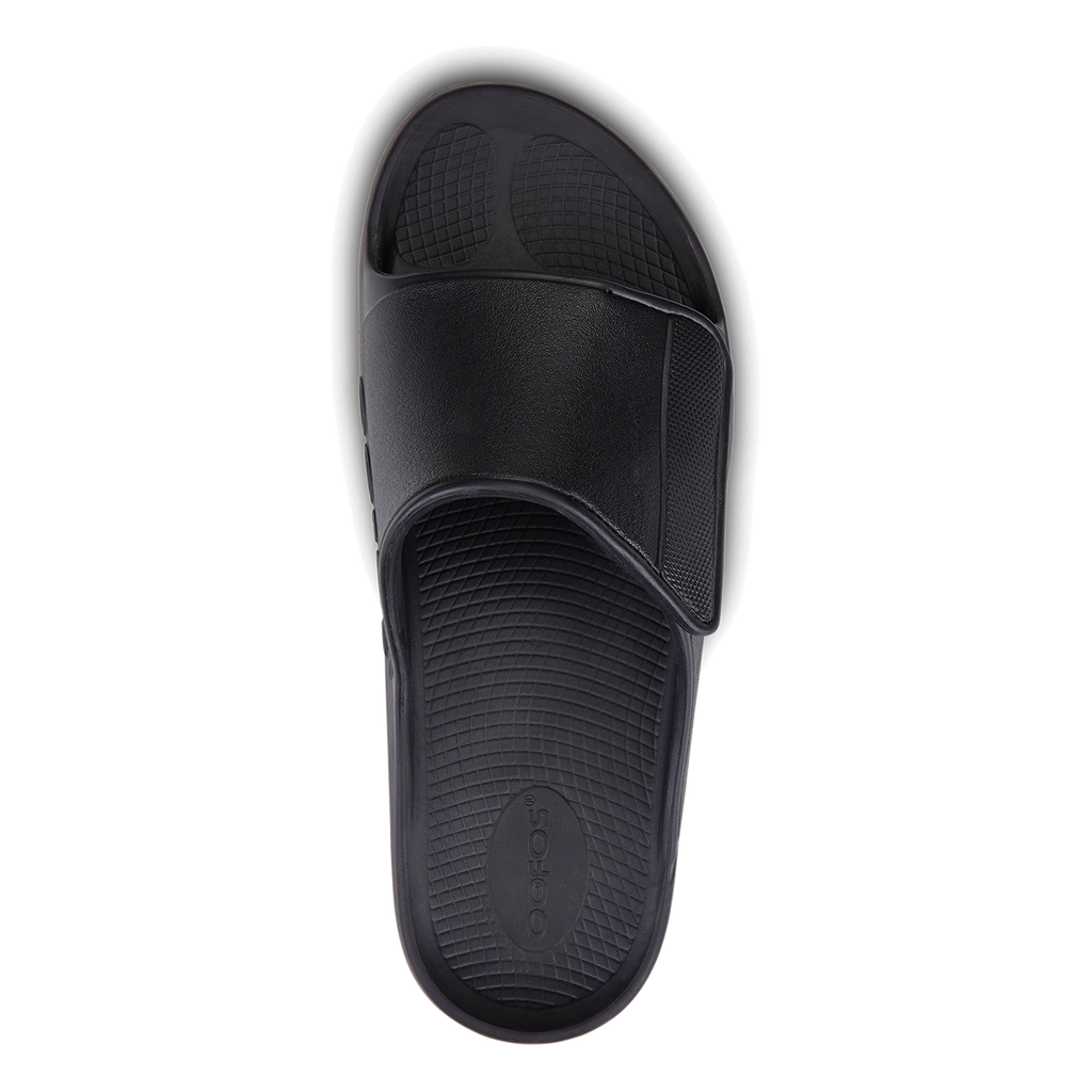 Oofos OOahh Sport Flex — Matte Black — Size D — Width 4 M / 6 W — Alternate View 42