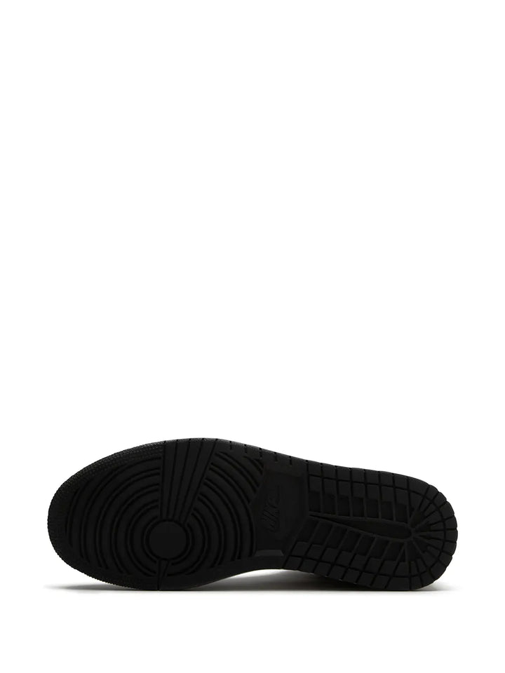 Air Jordan 1 Mid Camo Sneakers — Black/White — Size US M 10.5 - US W 12 — Top View