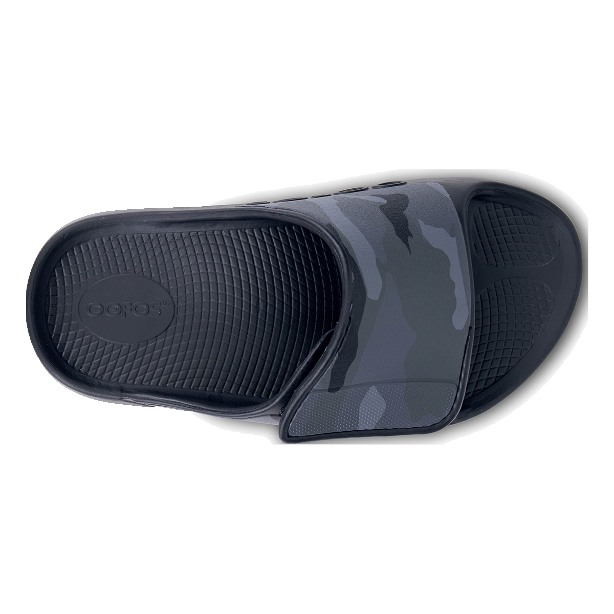 Oofos OOahh Sport Flex Ltd — Black Camo — Size D — Width 7 M / 9 W — Alternate View 16