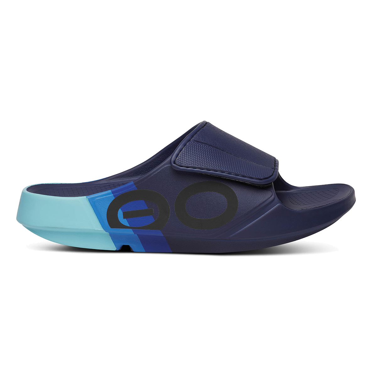 Oofos OOahh Sport Flex Ltd — Black Camo — Size D — Width 7 M / 9 W — Lifestyle View