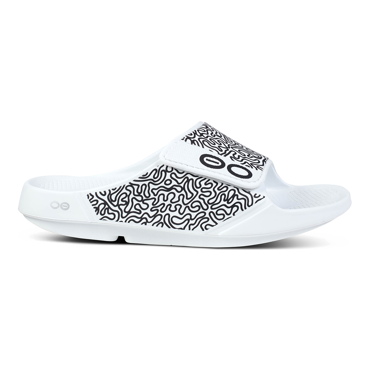 Oofos OOahh Sport Flex Ltd — Black Camo — Size D — Width 7 M / 9 W — Alternate View 22