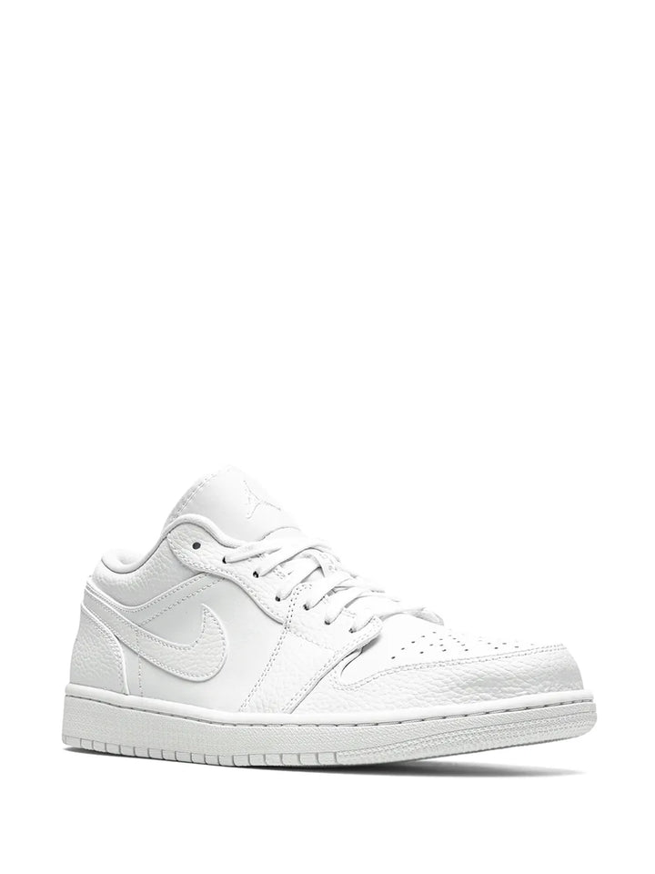Air Jordan 1 Low Triple White Sneakers — White — Size US M 9.5 - US W 11 — Side View