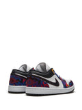 Air Jordan 1 Low Se Nothing But Net Sneakers — White/Dark — Size US M 11.5 - US W 13 — Back View